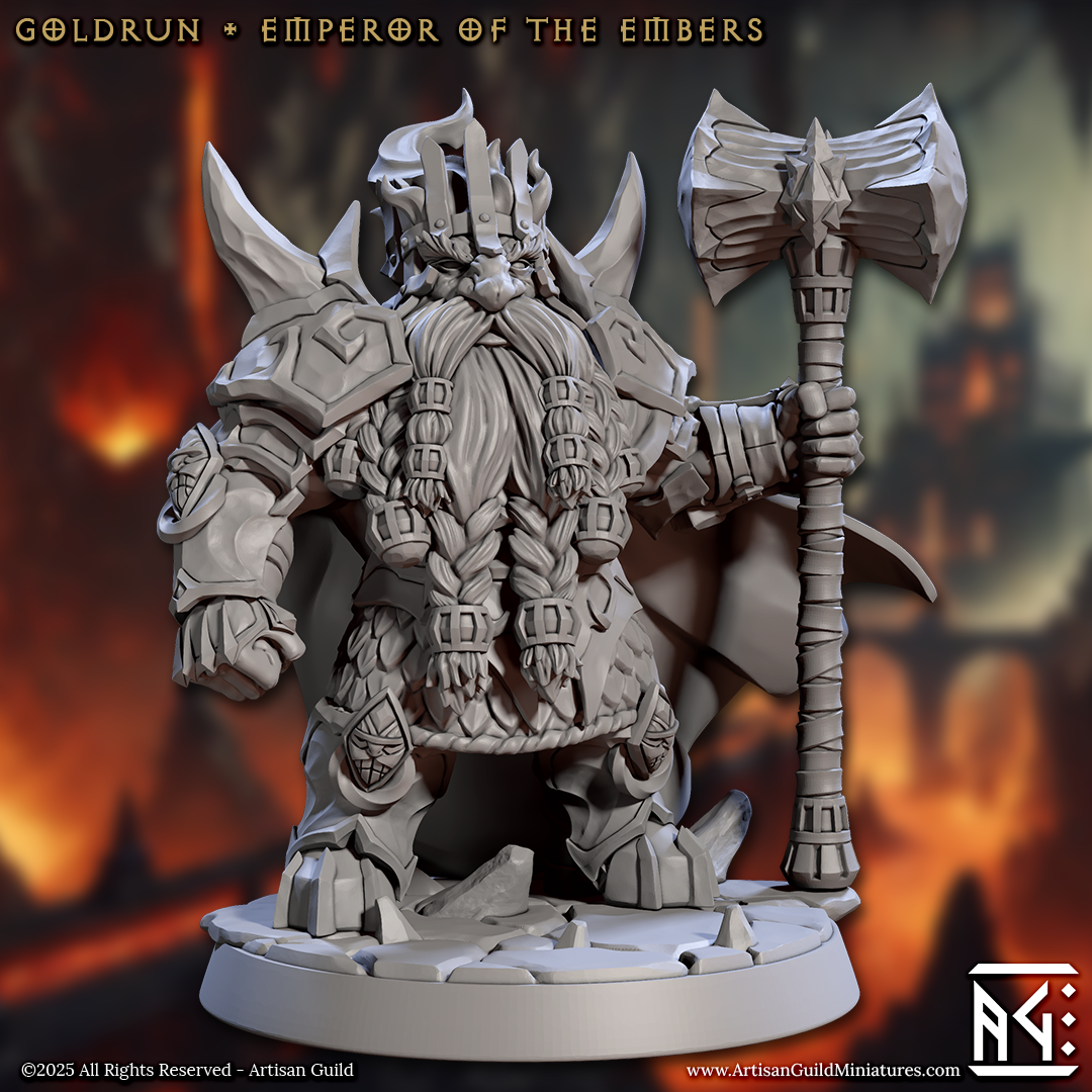 Goldrun - Emperor of the Embers | Magmaforged Dwarves of the Depths