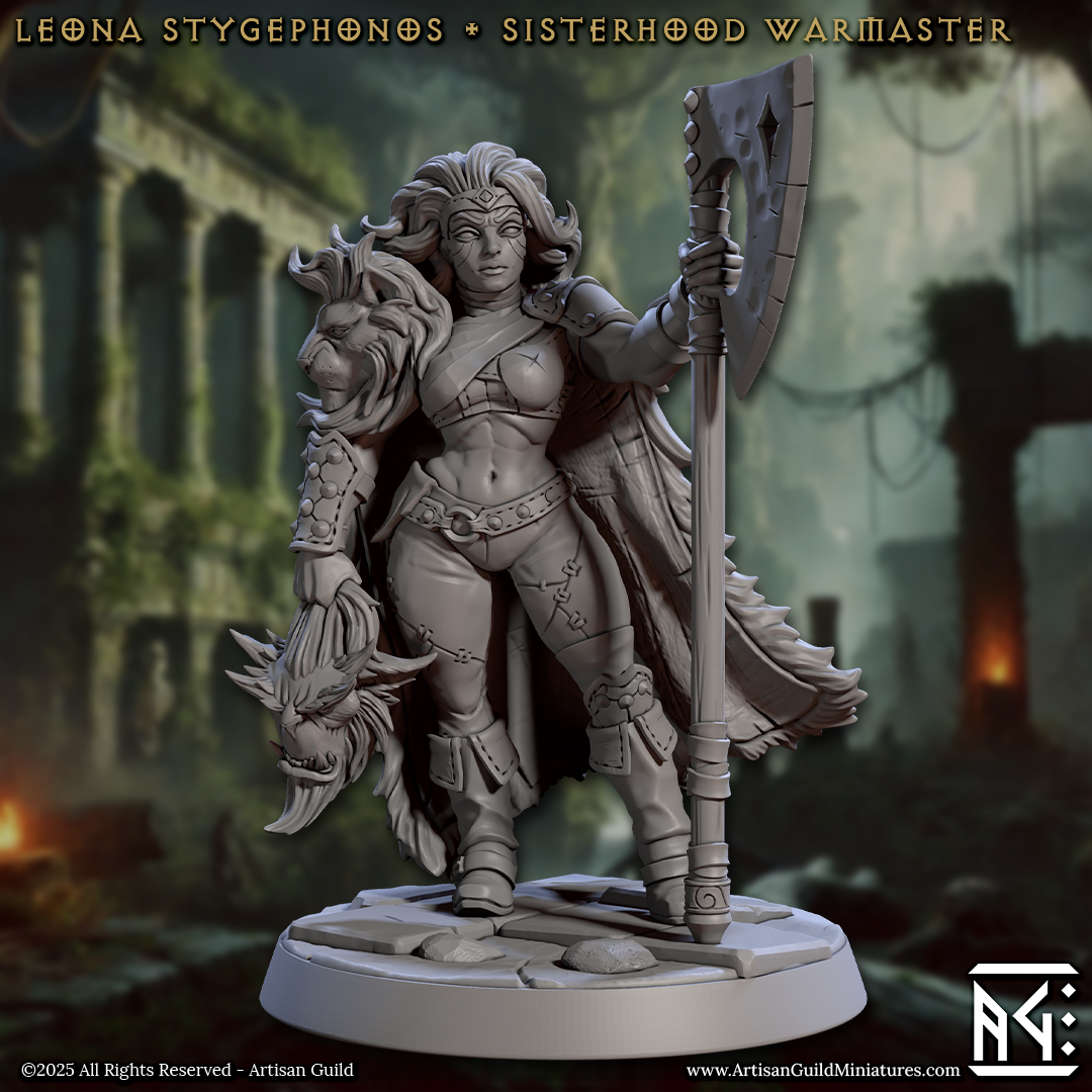 Leona Stygephonos - Sisterhood Warmaster | Veiled Sisterhood