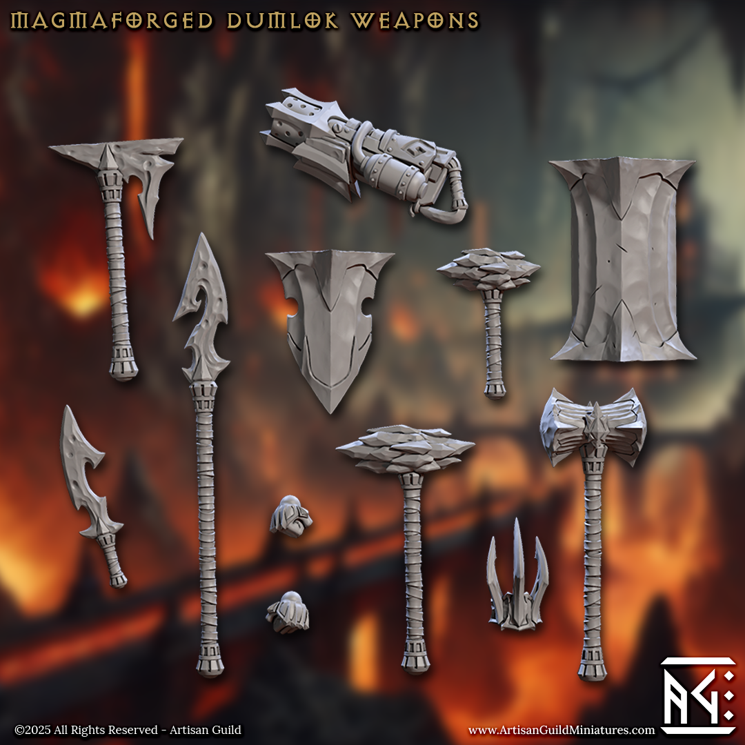 Magmaforged Weapons Pack | Magmaforged Dwarves of the Depths