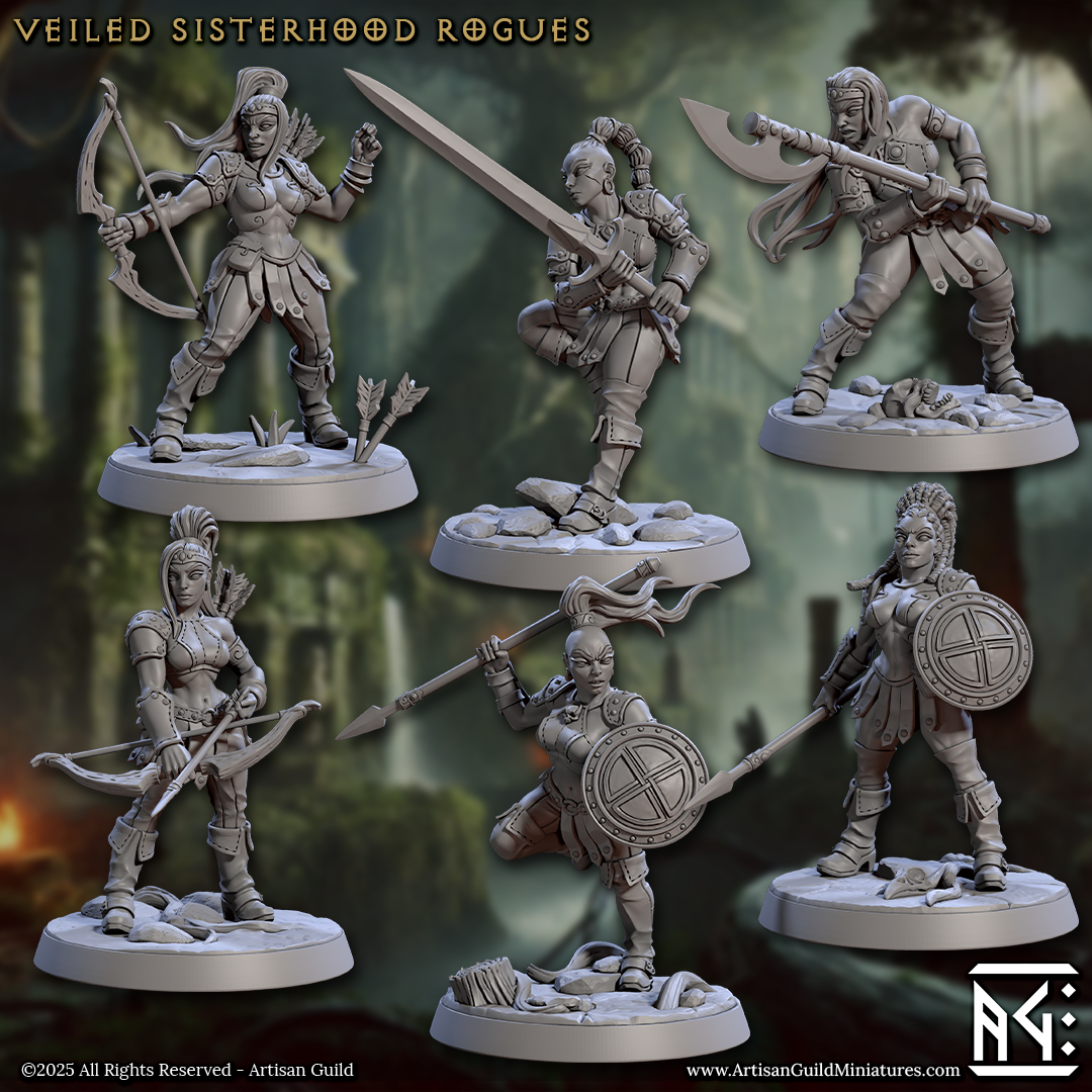 Veiled Sisterhood Rogues (Set of 6) | Veiled Sisterhood