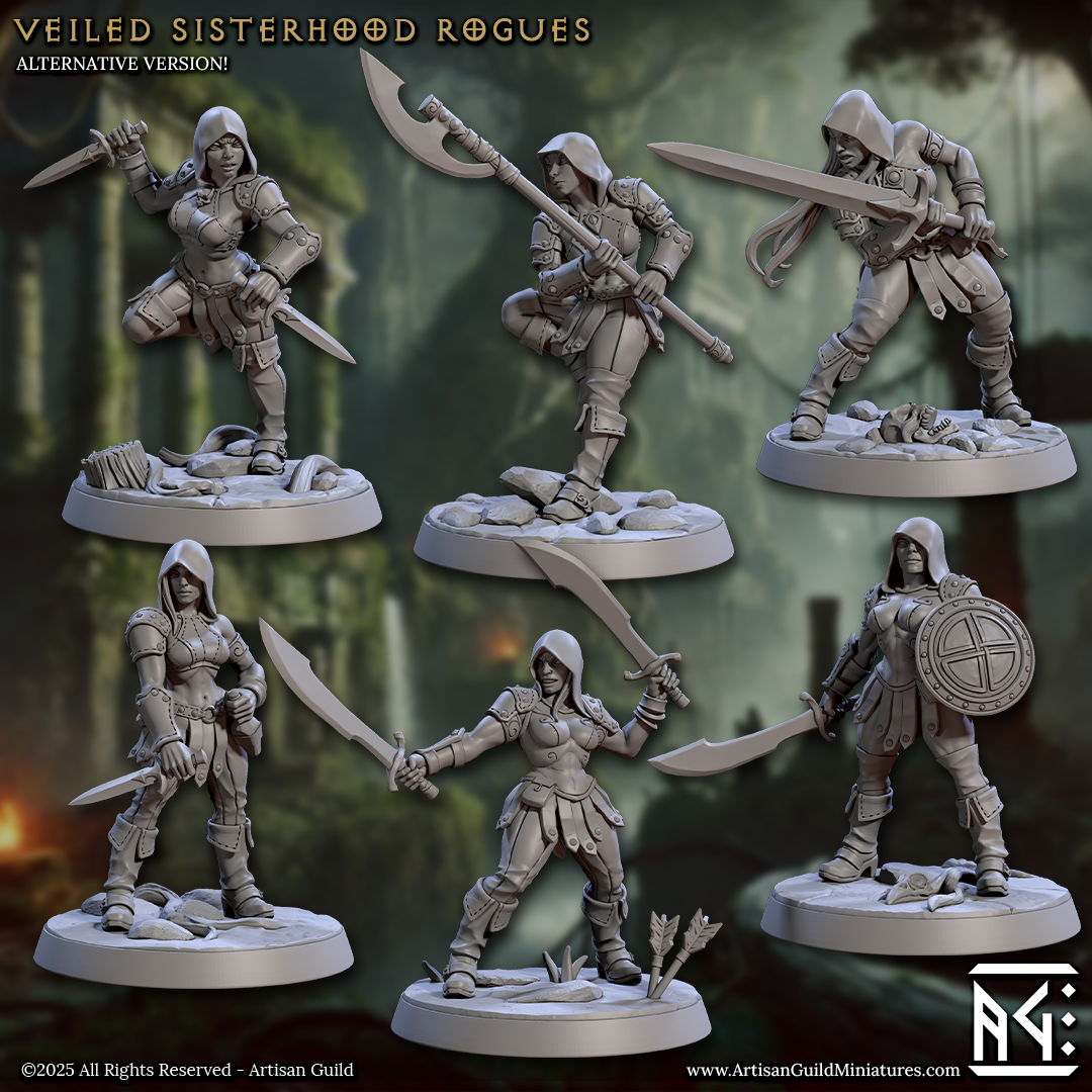 Veiled Sisterhood Rogues (Set of 6) | Veiled Sisterhood
