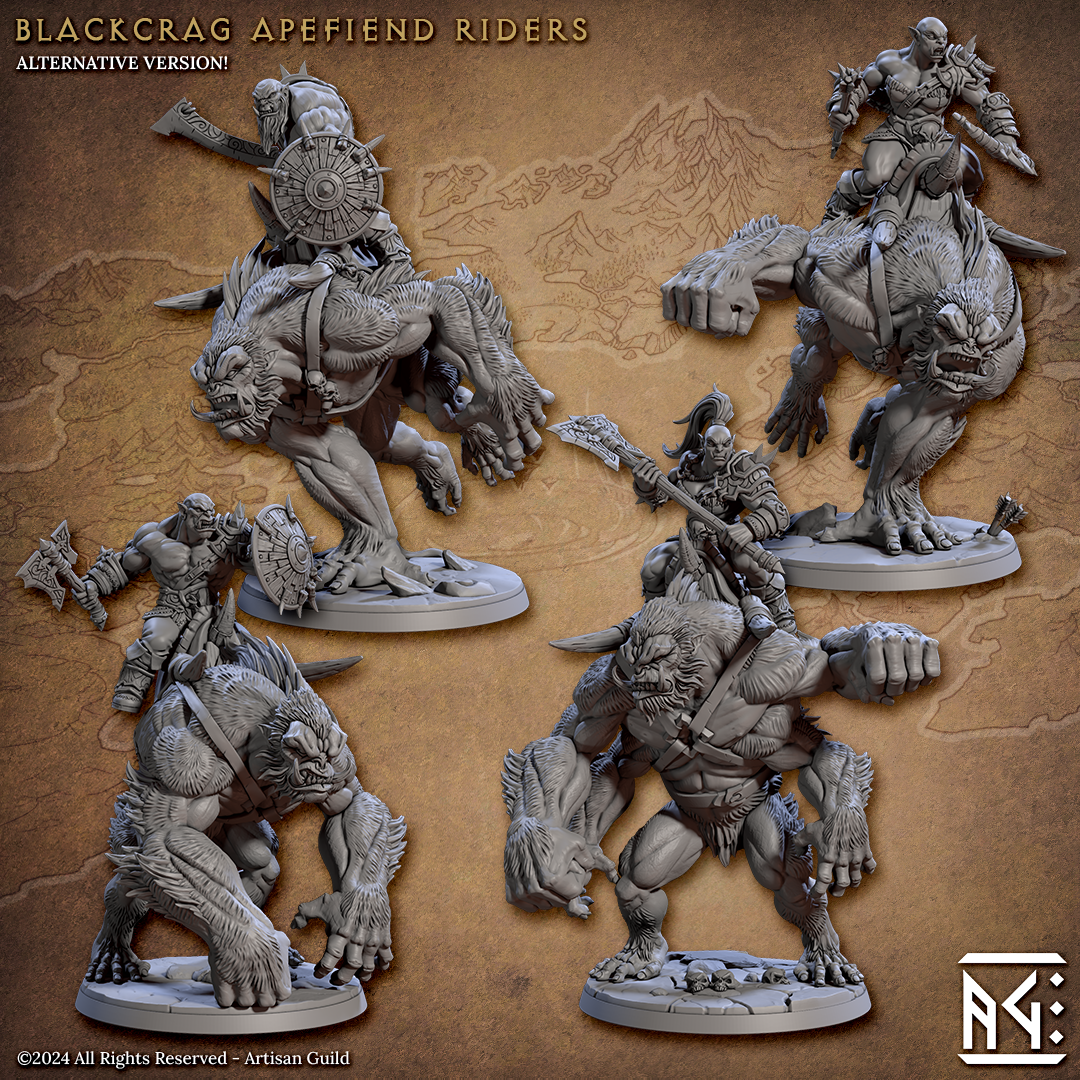 Cavaliers du démon-singe de Blackcrag (4) | Orcs de Blackcrag