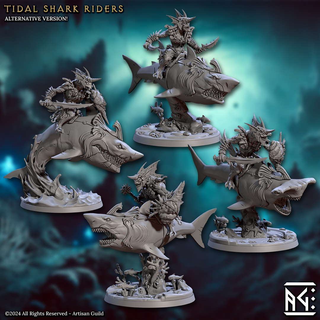 Jinetes de tiburones de marea (4) | Mirmidones de la marea de la muerte