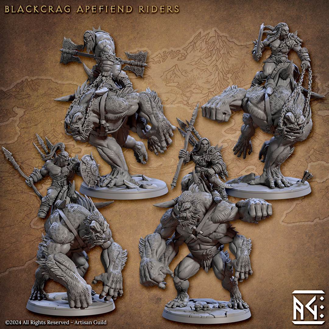 Cavaliers du démon-singe de Blackcrag (4) | Orcs de Blackcrag