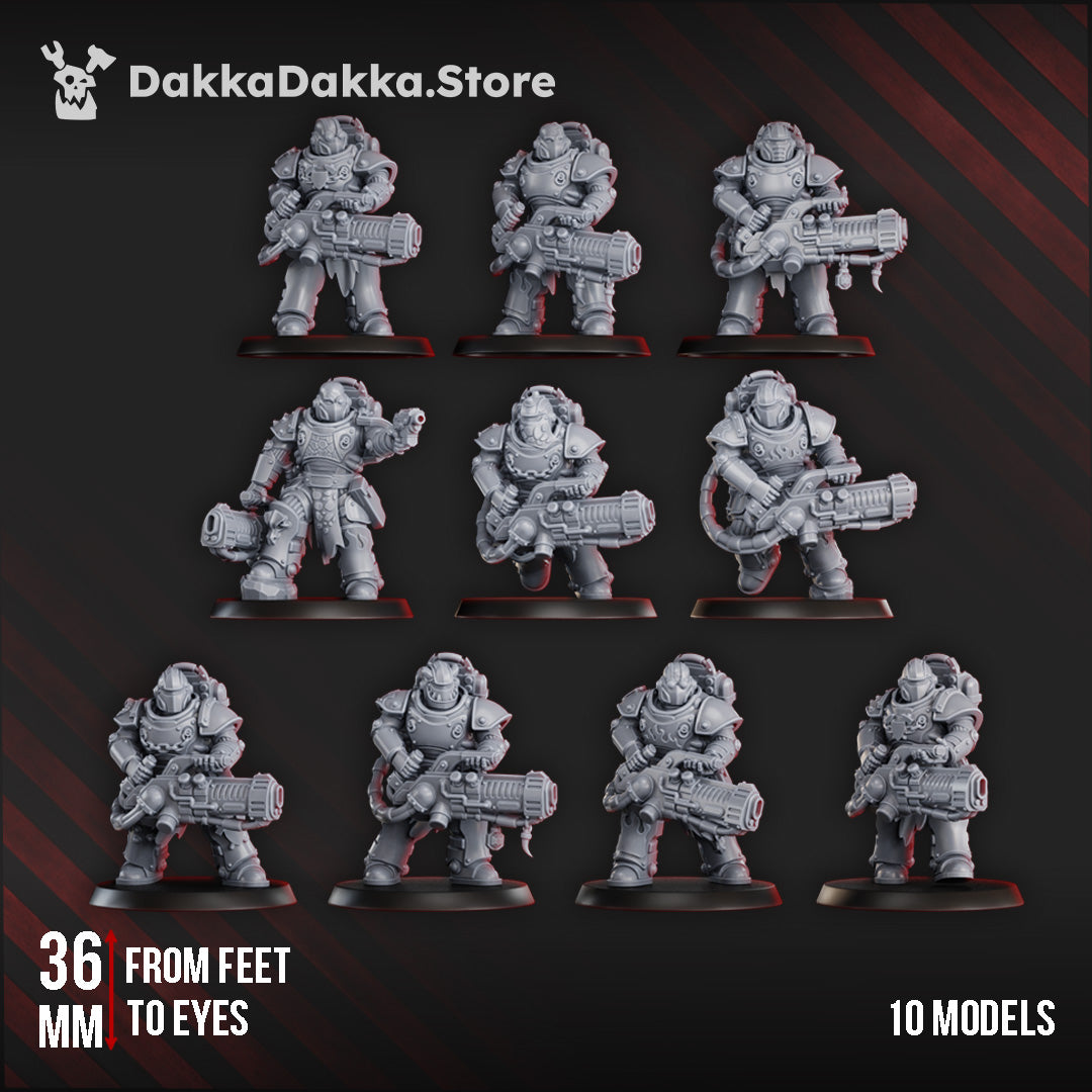 Ignisaurus Clan Team Pulsaram (x10) | Space Knights