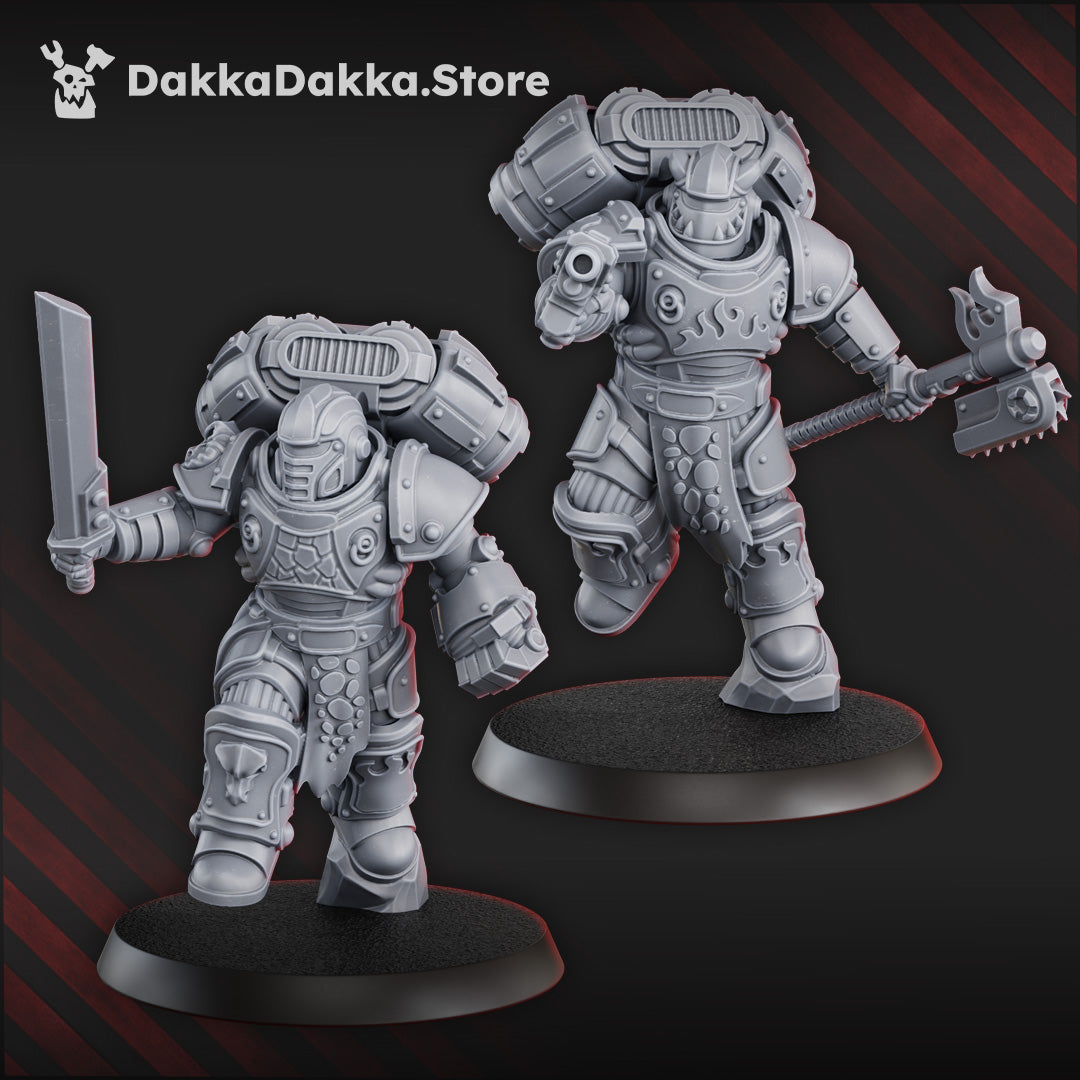 Ignisaurus Clan Warriors Storm Squad with Jetpacks (x5) | Space Knights