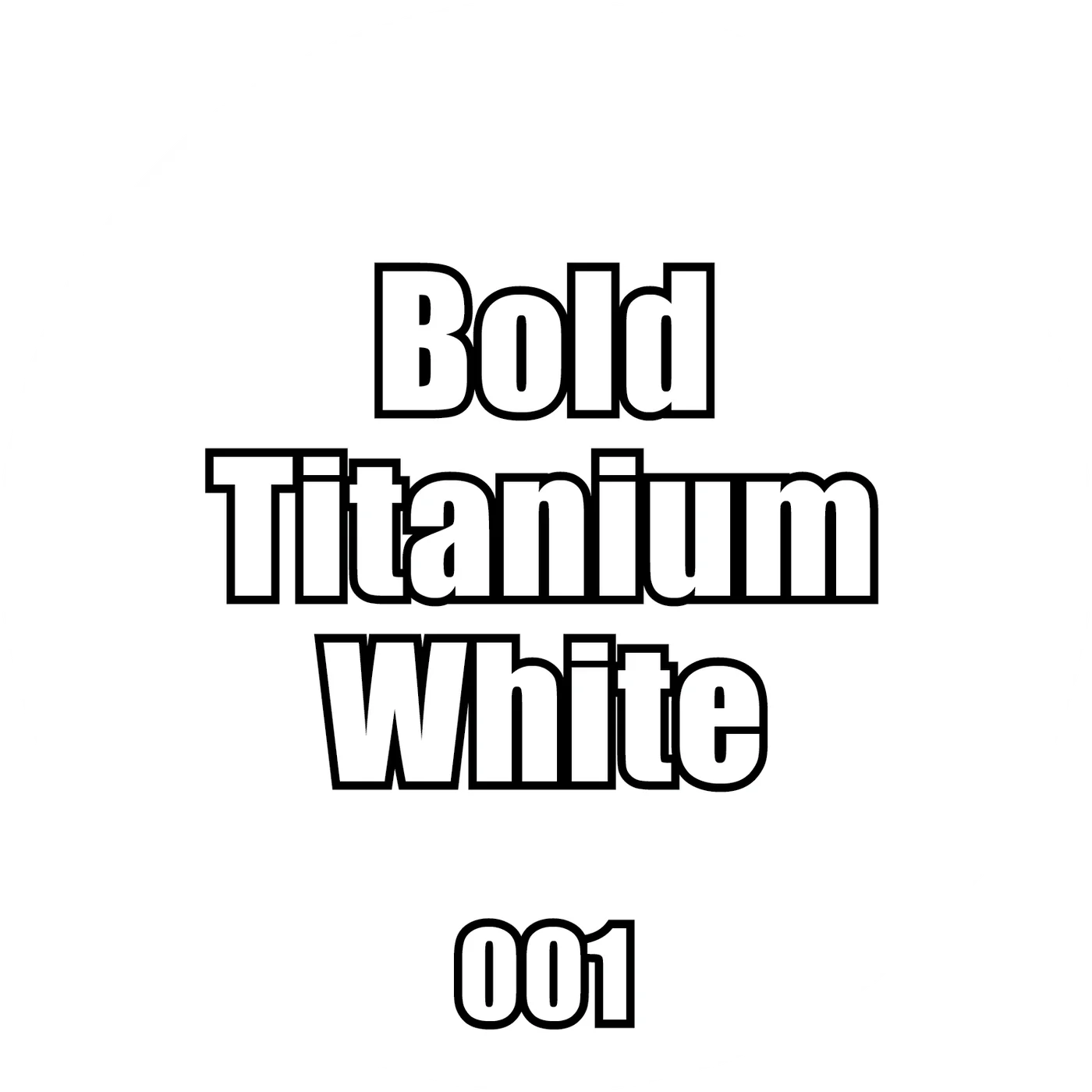 001 - Pro Acryl Bold Blanco titanio