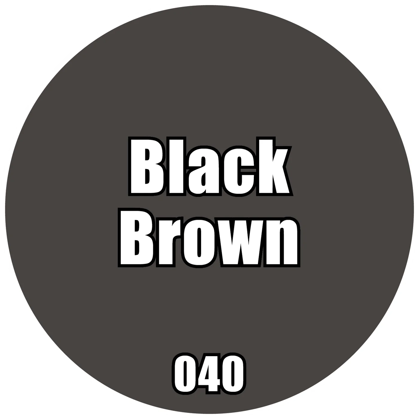 040 - Pro Acryl Noir Marron