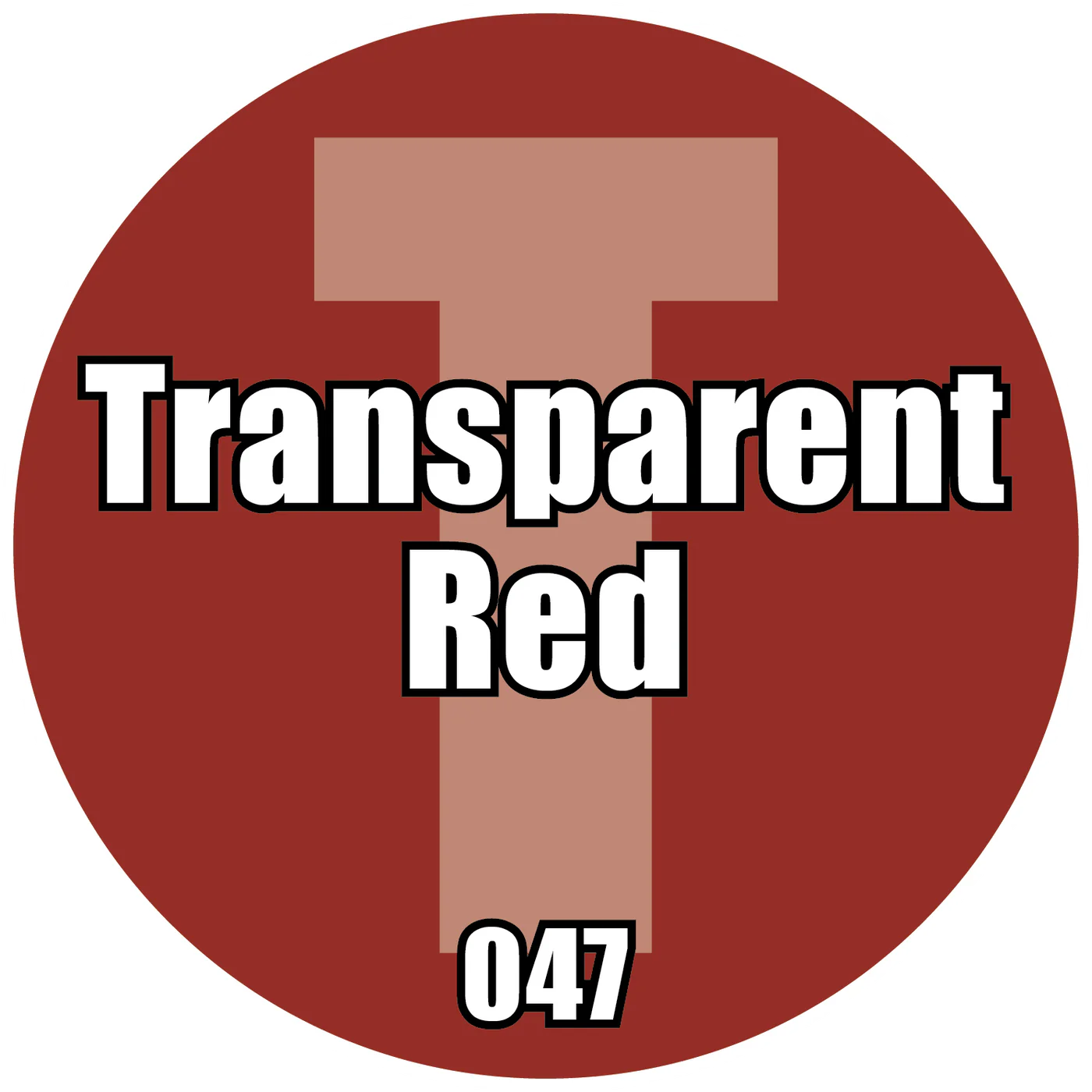 047 - Pro Acryl Transparent Rouge