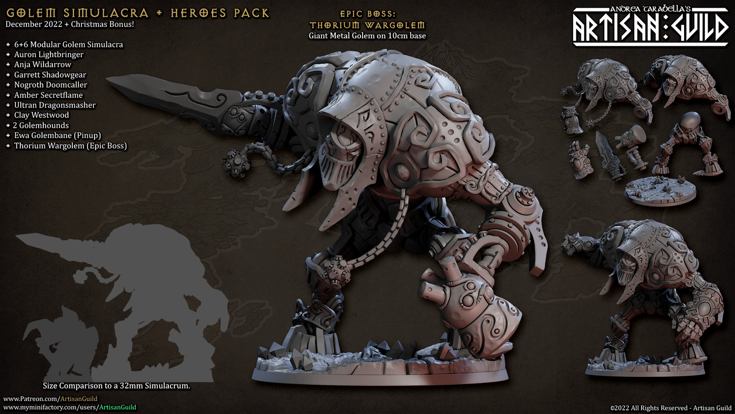 Golem de guerra de torio | Simulacros de gólem