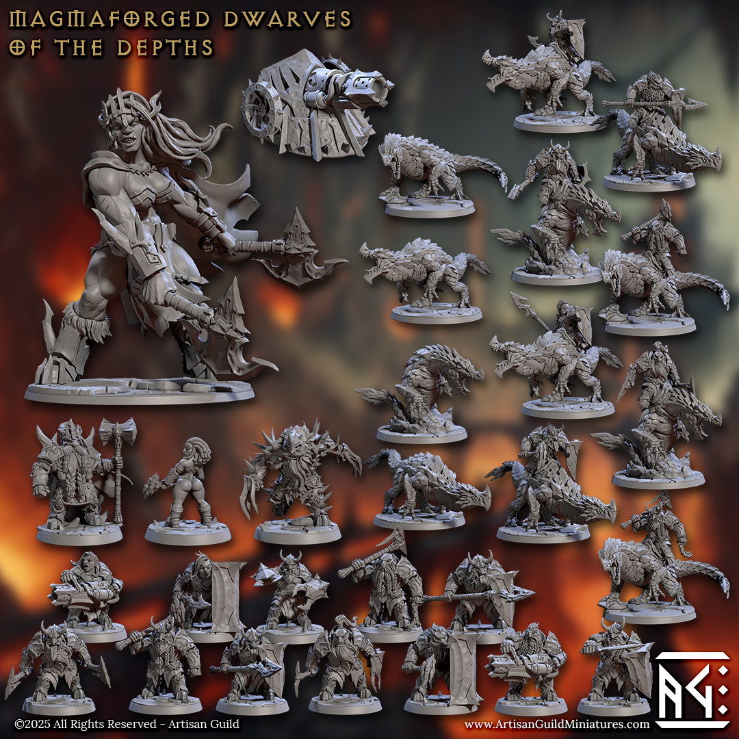 Magmaforged Dwarves of the Depths