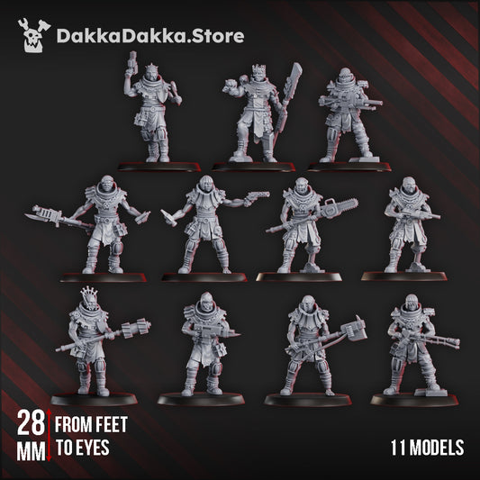 Church of the Fallen Squad (Set of 10) | Rock Head Gangs