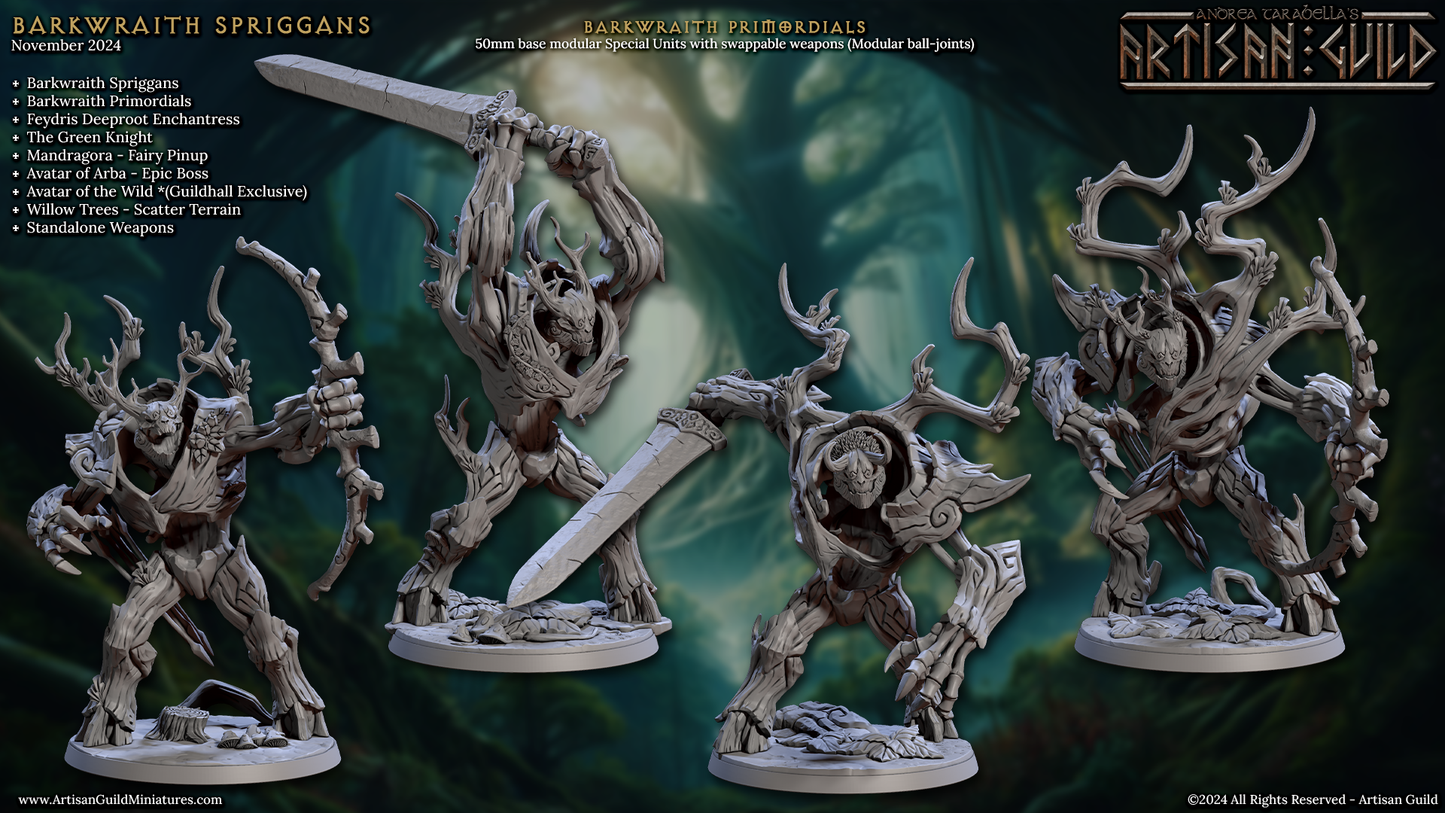 Barkwraith Primordials (4) | Barkwraith Spriggans